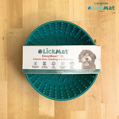 DeepBowl™ – Ciotola Slow Feeding e Anti-Ansia